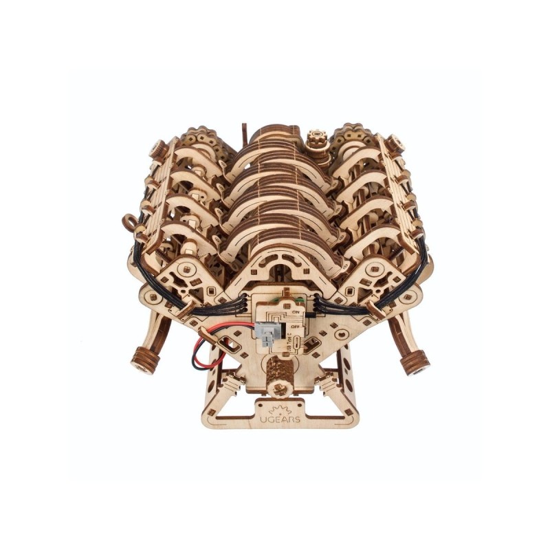 Moteur V8 776Pcs - Puzzle 3D Mécanique en Bois