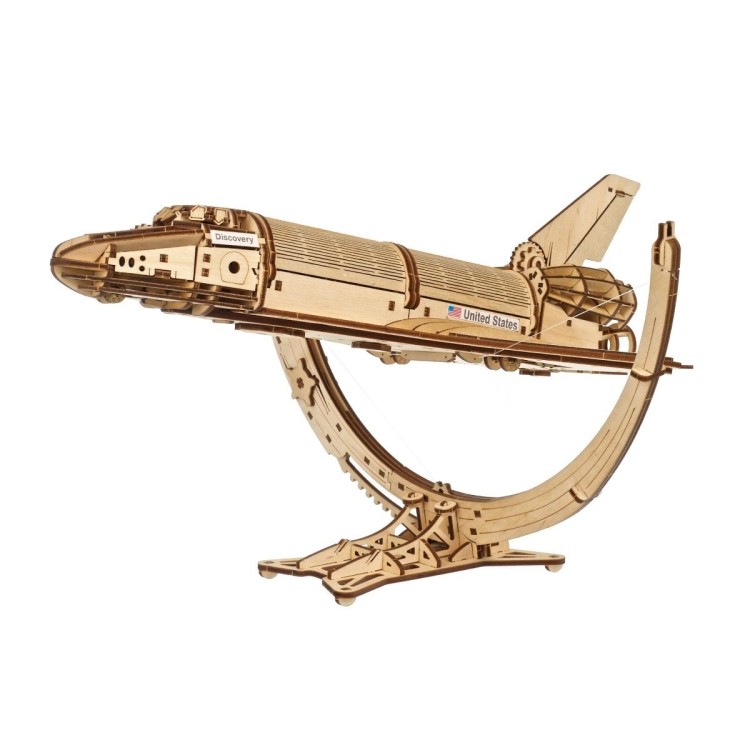 ugears navette spatiale discovery nasa 315pcs puzzle 3d mecanique en bois maquette bois puzzle 3d