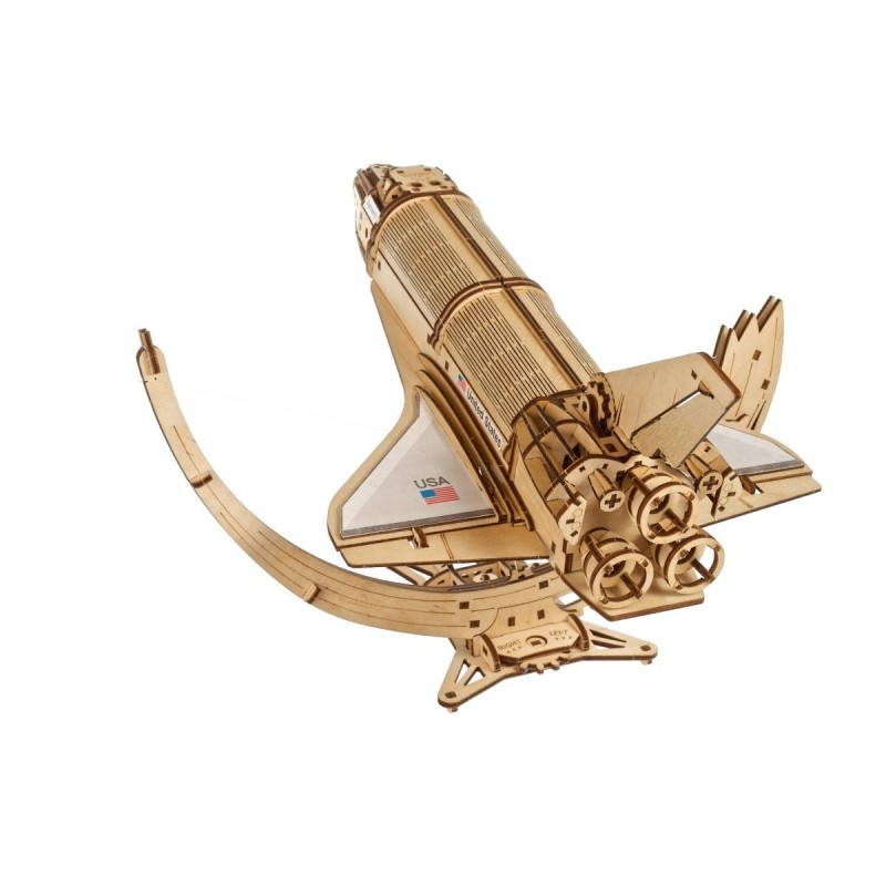 Navette Spatiale Discovery Nasa 315Pcs - Puzzle 3D Mécanique en Bois