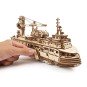 Navire Oceanographique - Puzzle 3D Mécanique en Bois