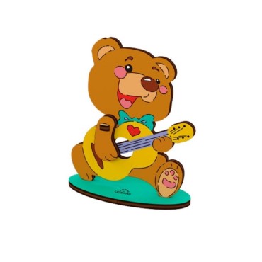 ugears ourson a colorier maquette 3d en bois maquette bois puzzle 3d