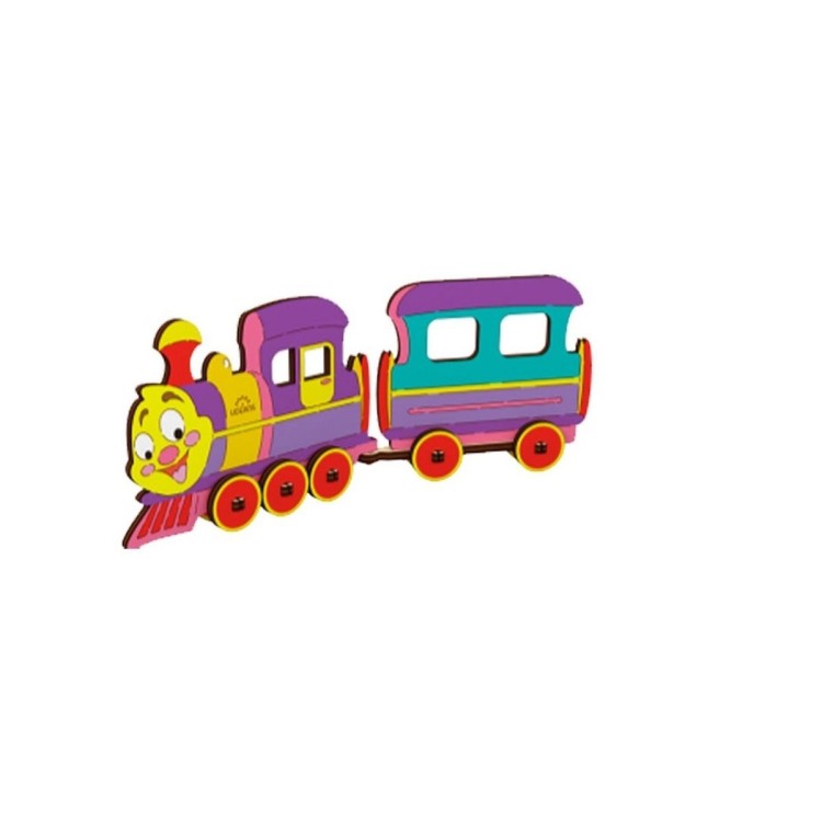 ugears petit train a colorier puzzle 3d en bois maquette bois puzzle 3d