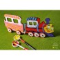 Petit Train à Colorier - Puzzle 3D en Bois