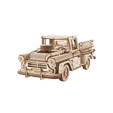 ugears pickup lumberjack 460 pcs puzzle 3d mecanique en bois maquette bois puzzle 3d
