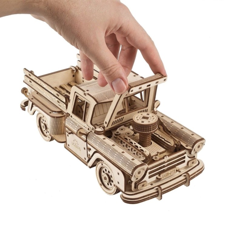 Pickup Lumberjack 460 Pcs - Puzzle 3D Mécanique en Bois