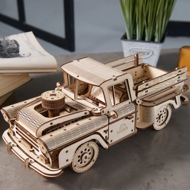 Pickup Lumberjack 460 Pcs - Puzzle 3D Mécanique en Bois