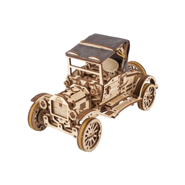 Retro Car Ugr-T 337Pcs - Puzzle 3D Mécanique en Bois