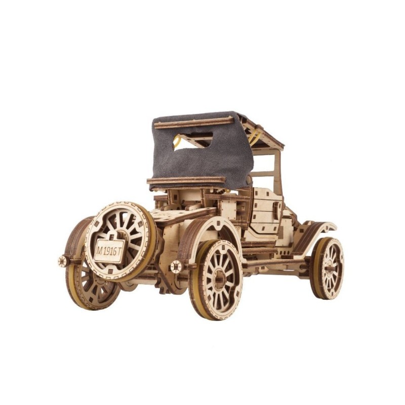 Retro Car Ugr-T 337Pcs - Puzzle 3D Mécanique en Bois