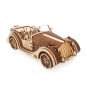 ugears roadster vm 01 voiture de sport mecanique au design retro maquette bois puzzle 3d