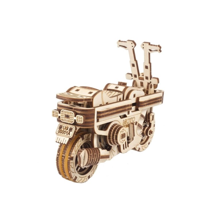 Scooter Pliable 192Pcs - Puzzle 3D Mécanique en Bois
