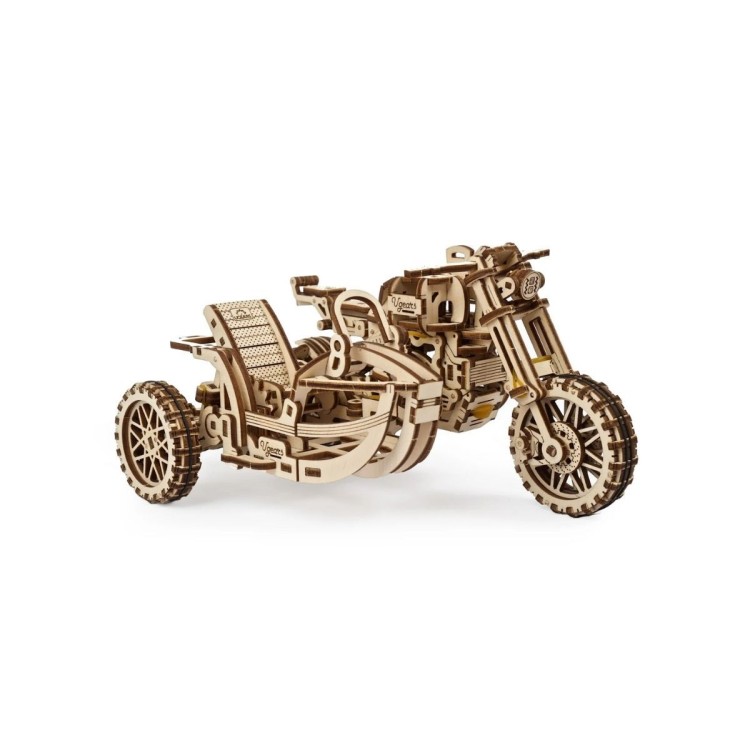 ugears side car puzzle 3d mecanique en bois maquette bois puzzle 3d
