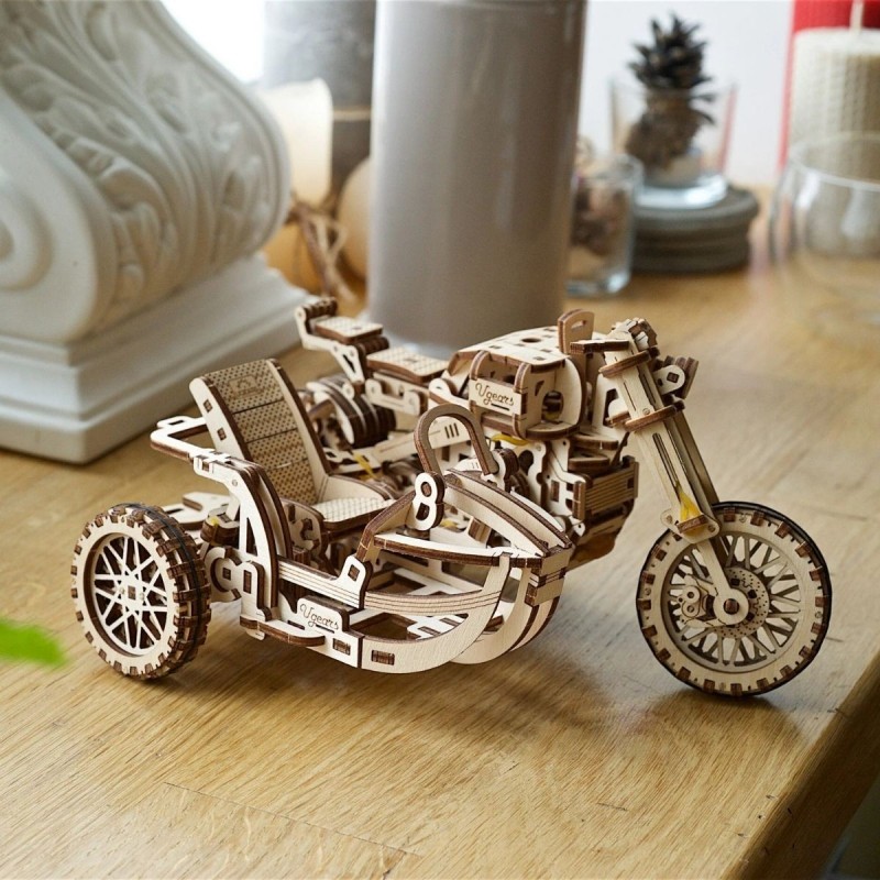 Side-Car - Puzzle 3D Mécanique en Bois
