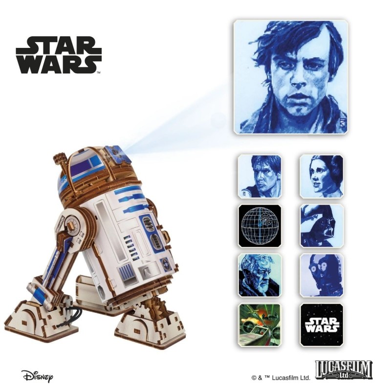 Star Wars R2-D2™ 282Pcs - Puzzle 3D Mécanique en Bois