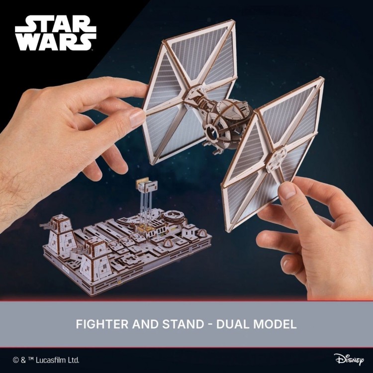 Star Wars Tie Fighter™ 400Pcs - Puzzle 3D Mécanique en Bois