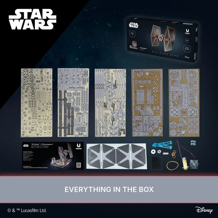 Star Wars Tie Fighter™ 400Pcs - Puzzle 3D Mécanique en Bois