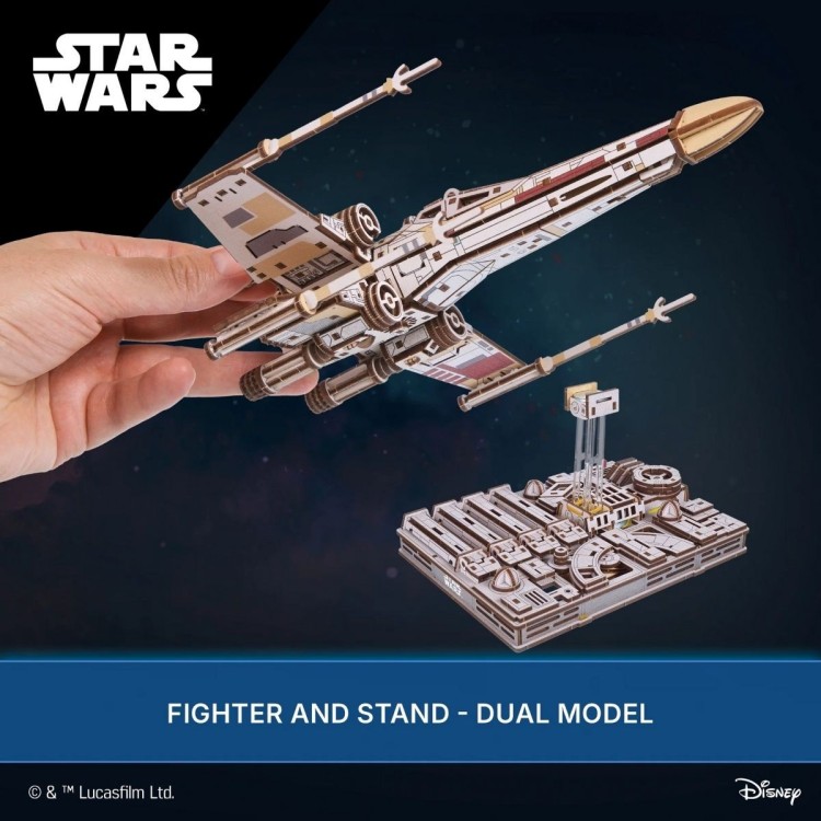 Star Wars X-Wing Starfighter™ De Luke 455Pcs - Puzzle 3D Mécanique en Bois