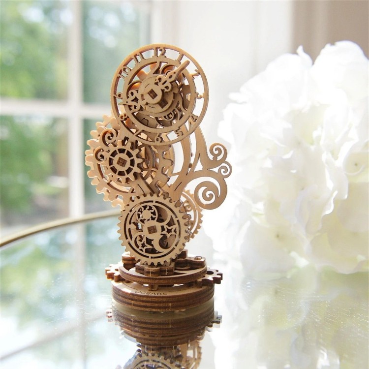 Steampunk Horloge - Puzzle 3D Mécanique en Bois