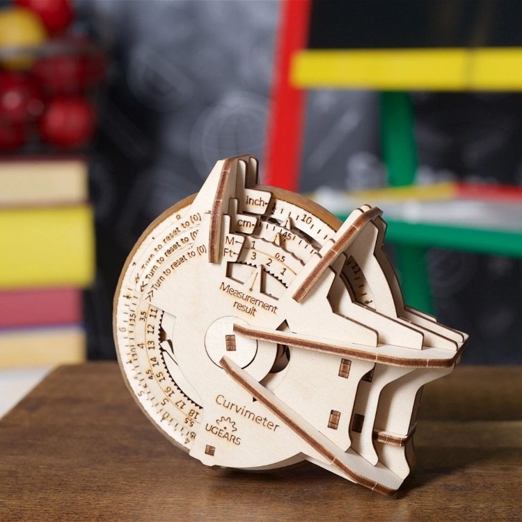 Stem Lab Curvimetre - Puzzle 3D Mécanique en Bois