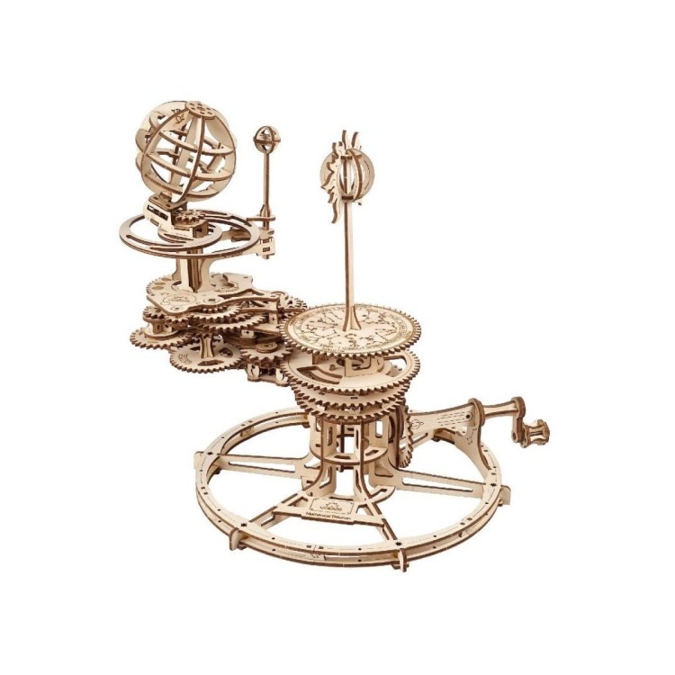 ugears tellurion mecanique 249pcs puzzle 3d mecanique en bois maquette bois puzzle 3d