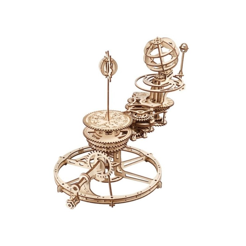 Tellurion Mecanique 249Pcs - Puzzle 3D Mécanique en Bois