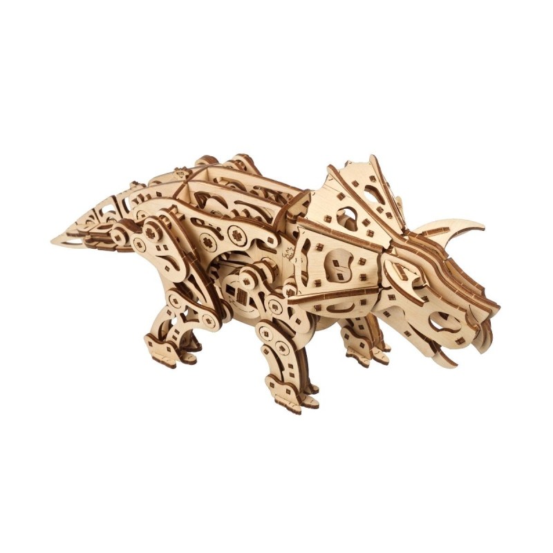 Triceratops 400Pcs - Puzzle 3D Mécanique en Bois