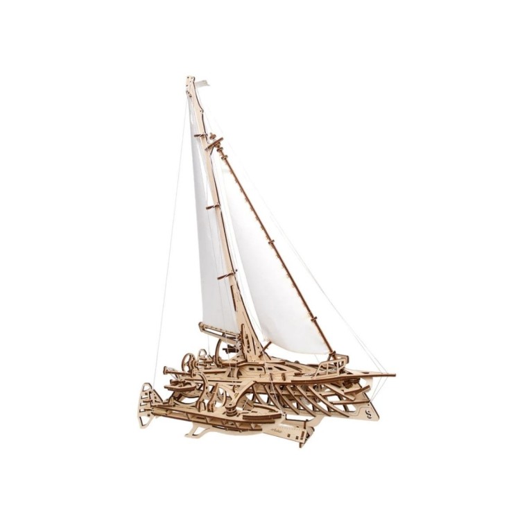 Trimaran Mérihobus - Voilier Mécanique de Haute Mer en Bois