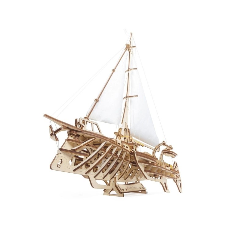 Trimaran Mérihobus - Voilier Mécanique de Haute Mer en Bois