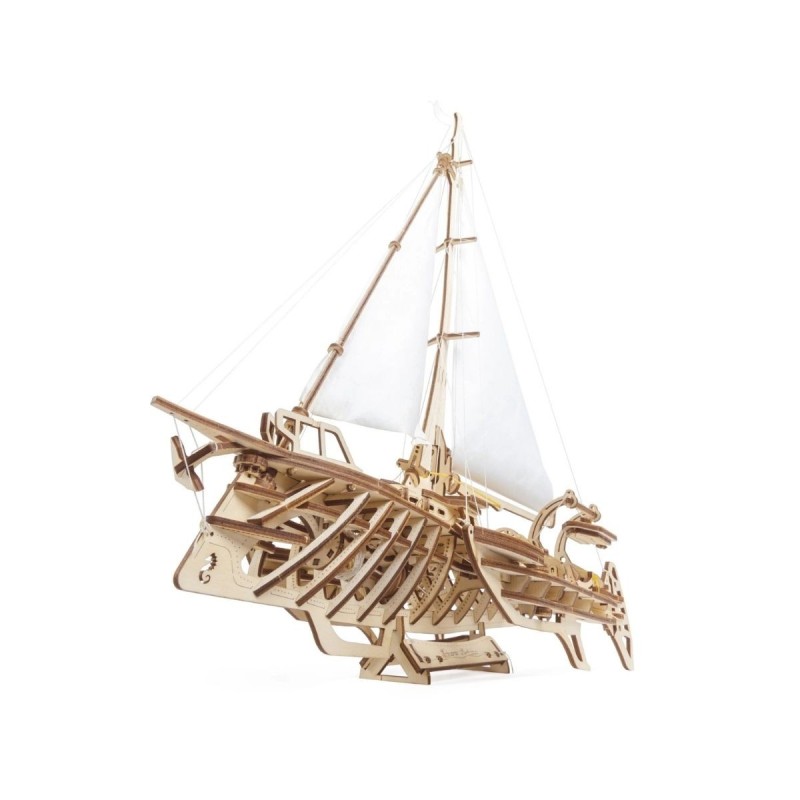 Trimaran Mérihobus - Voilier Mécanique de Haute Mer en Bois