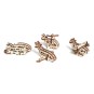 ugears u fidget avions x4 puzzle 3d mecanique en bois maquette bois puzzle 3d