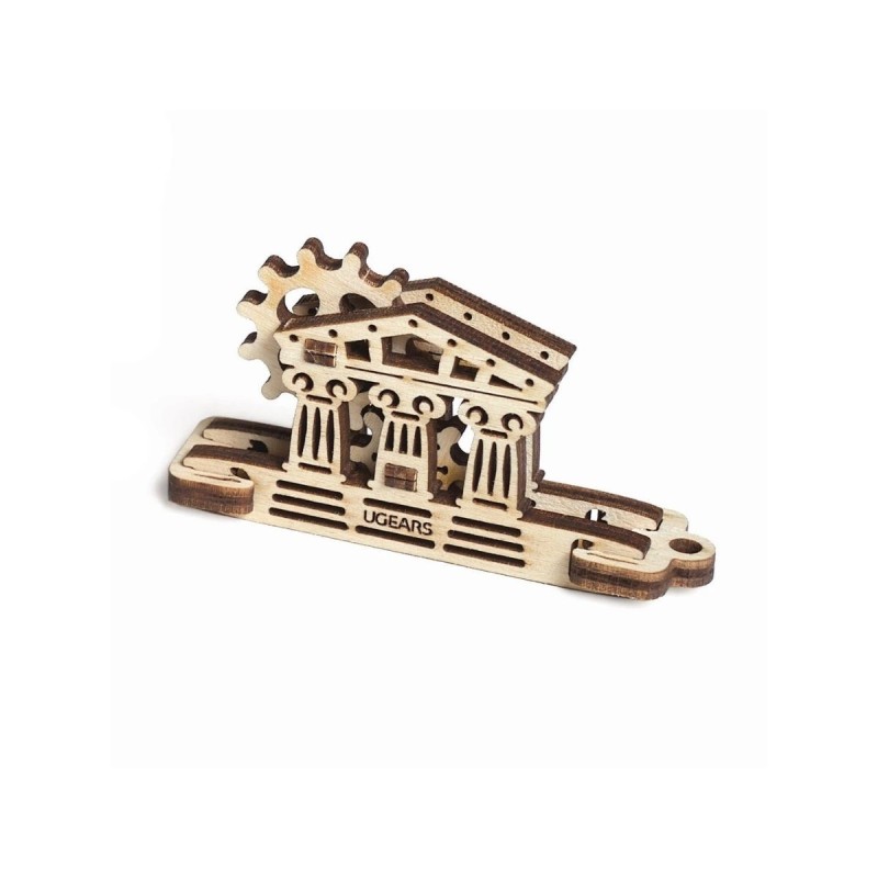 U-Fidget Creation - Set de 4 Mini-Puzzles Thématiques en Bois