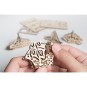 U-Fidget Navigation - Set de 4 Mini-Puzzles Maritimes en Bois