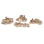 U-Fidget VEICOLI UNGEAR - 4 modelli in legno mini da donna