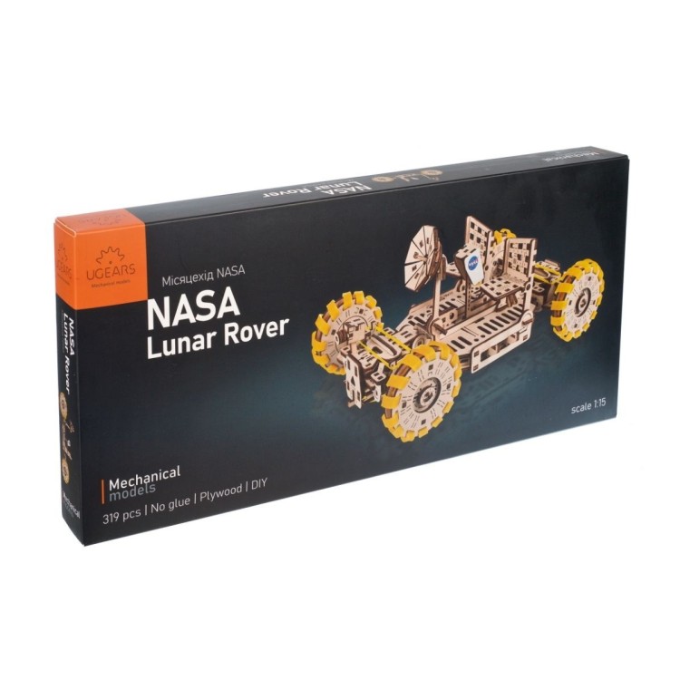 Vehicule Lunaire Nasa 319Pcs - Puzzle 3D Mécanique en Bois