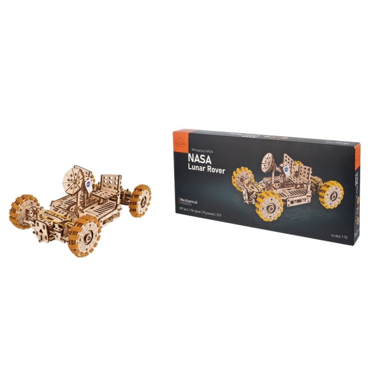Vehicule Lunaire Nasa 319Pcs - Puzzle 3D Mécanique en Bois
