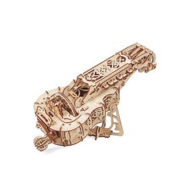 ugears vielle a roue ugears instrument de musique mecanique fonctionnel maquette bois puzzle 3d