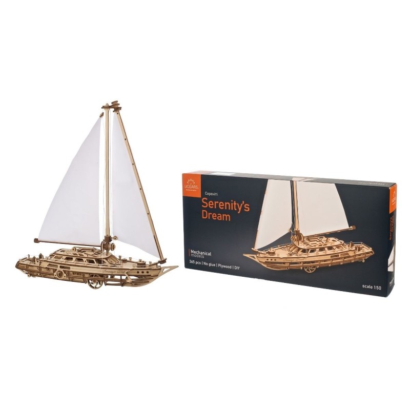 Voilier Serenity'S Dream 365Pcs - Puzzle 3D Mécanique en Bois