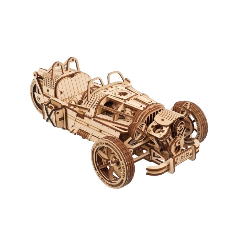 ugears voiture 3 roues ugr s 457pcs puzzle 3d mecanique en bois maquette bois puzzle 3d