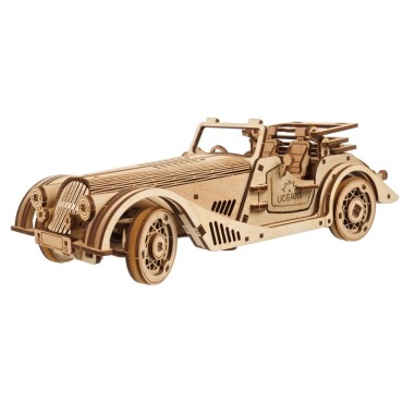 ugears voiture de sport rapid mouse 222pcs puzzle 3d mecanique en bois maquette bois puzzle 3d