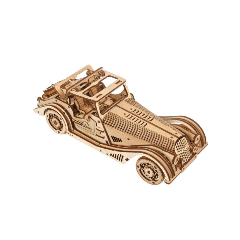 Voiture De Sport Rapid Mouse 222Pcs - Puzzle 3D Mécanique en Bois