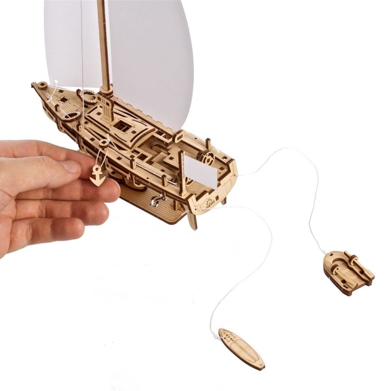 Yacht Ocean Beauty 95Pcs - Puzzle 3D Mécanique en Bois