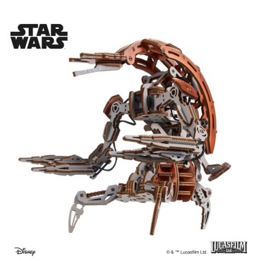 Droideka Star Wars Ugears puzzle 3D bois transformable