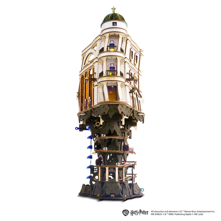 Circuit Billes La Banque Gringotts™ 1020Pcs - Puzzle 3D Mécanique en Bois