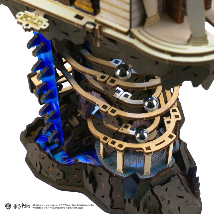 Circuit Billes La Banque Gringotts™ 1020Pcs - Puzzle 3D Mécanique en Bois