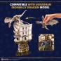 Gringotts™-Kugelbahn 1020 Teile – Mechanisches 3D-Puzzle aus Holz