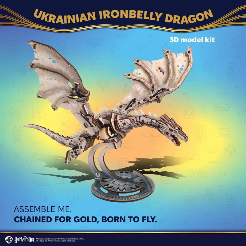 Dragon Pansedefer Ukrainien™ 170Pcs - Puzzle 3D Mécanique en Bois