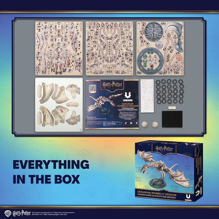 Dragon Pansedefer Ukrainien™ 170Pcs - Puzzle 3D Mécanique en Bois