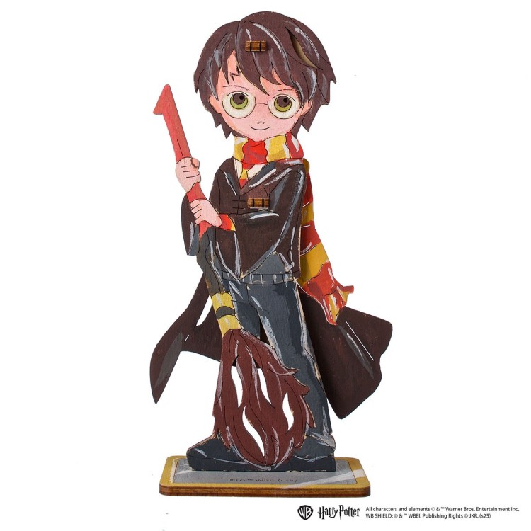 Ugears Harry Potter Coloring Harry 5-Piece Mechanical 3D Wooden Puzzle Wooden Model 3D Puzzle