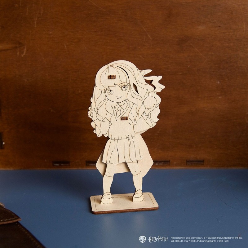 ugears harry potter coloring hermione granger 5pcs puzzle 3d mecanique en bois maquette bois puzzle 3d