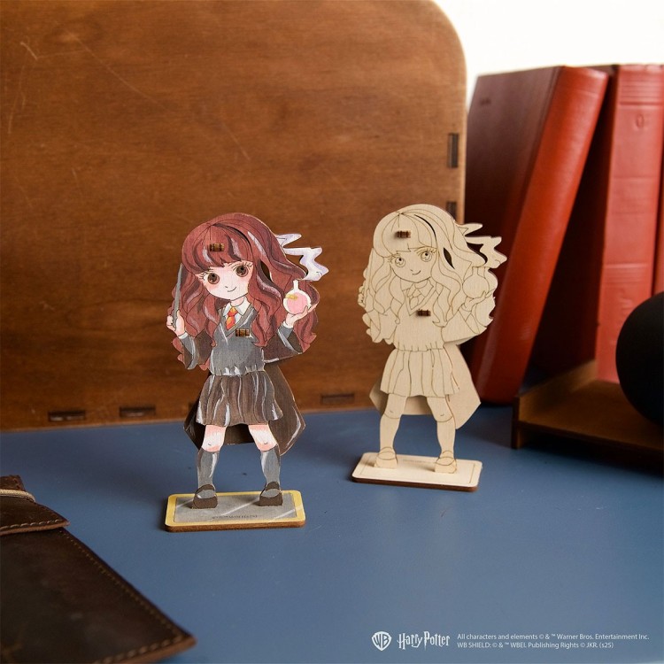 Ugears Harry Potter Hermione Granger 5-piece mechanical 3D wooden puzzle, wooden model, 3D puzzle