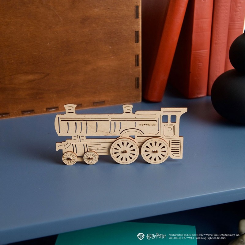 ugears harry potter coloring le poudlard express 13pcs puzzle 3d mecanique en bois maquette bois puzzle 3d